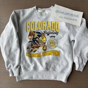 Vintage 90s University of Colorado Buffaloes Football Shirt, CU Buffaloes Shirt